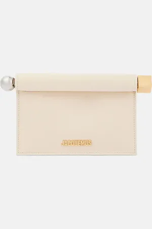 Jacquemus La Petite Pochette Rond Carre leather clutch