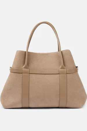 Loro Piana Ghiera Large leather tote bag