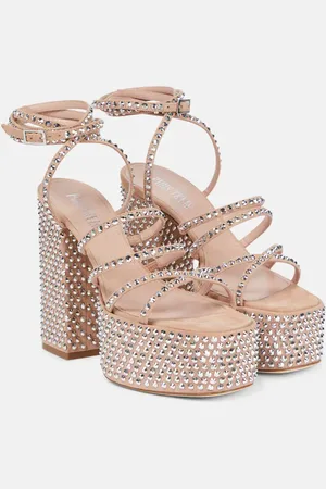 PARIS TEXAS Holly Evita suede platform sandals