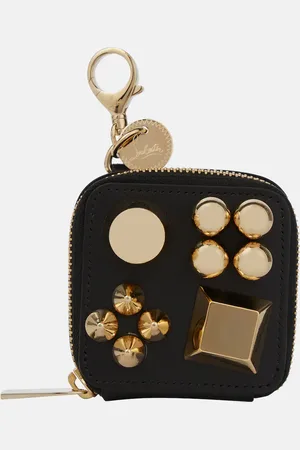 Christian Louboutin Embellished leather waste bag holder