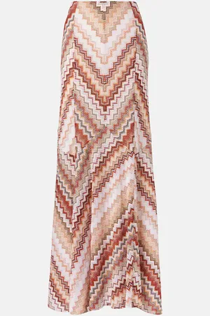 Missoni Zigzag lame maxi skirt
