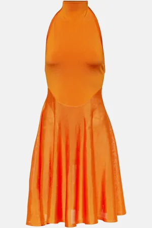 Alaïa High-neck jersey minidress