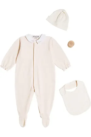 BONPOINT Baby onesie, hat and bib set