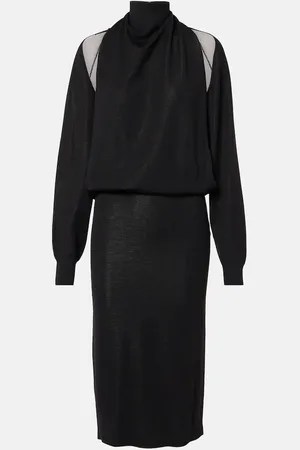 Alaïa AlaÃ¯a Cut Out midi dress