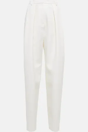 MAGDA BUTRYM Silk and wool tapered pants