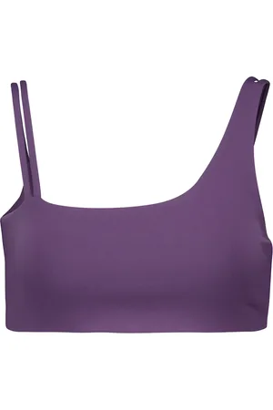 LIVE THE PROCESS Crescent asymmetric sports bra