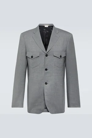 Comme des Garçons Checked wool blazer