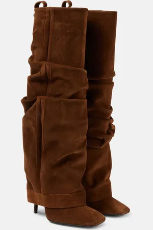 The Attico Rea suede knee-high boots
