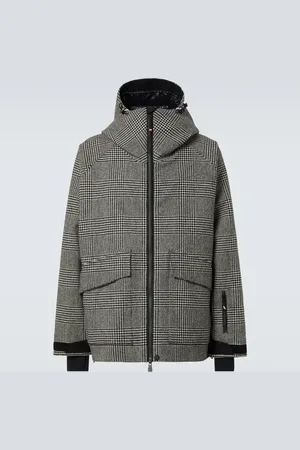 Moncler Nauders houndstooth ski jacket