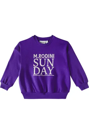 Mini Rodini Sunday embroidered cotton sweatshirt