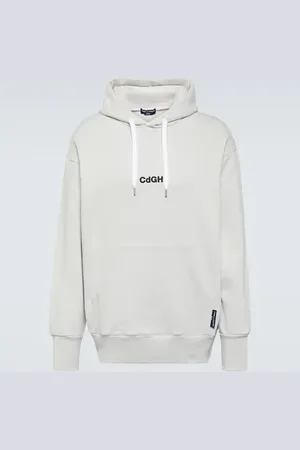 Comme des Garçons Logo cotton jersey hoodie