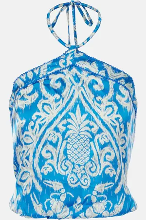 POUPETTE ST BARTH Isabelle printed halterneck top