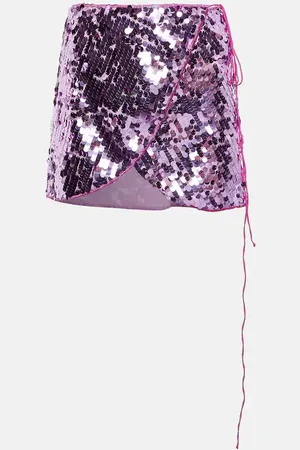 Oseree Lumiere embellished skirt