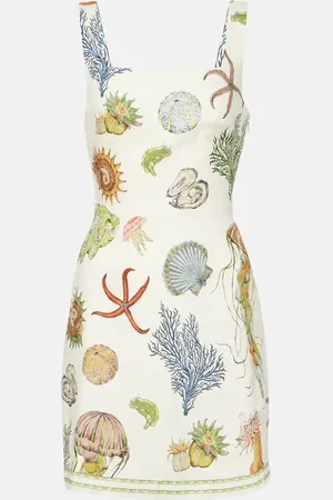 ALÉMAIS Sea linen minidress