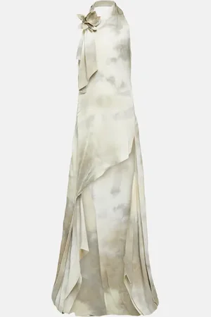 COPERNI Floral-applique asymmetric gown