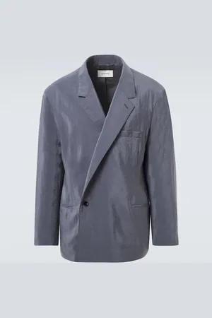 LEMAIRE Asymmetric silk-blend blazer