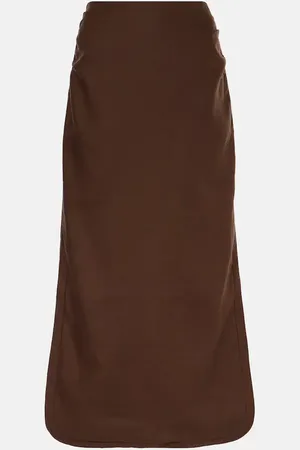SIR Jerry linen midi skirt