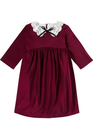 La Coqueta Antonella cotton velvet dress