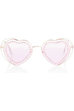 MONNALISA Embellished heart-shaped sunglasses