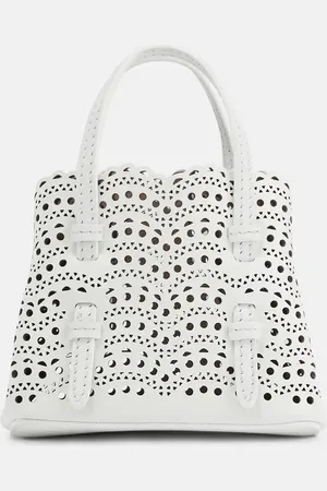 Alaïa Mina Mini leather crossbody bag