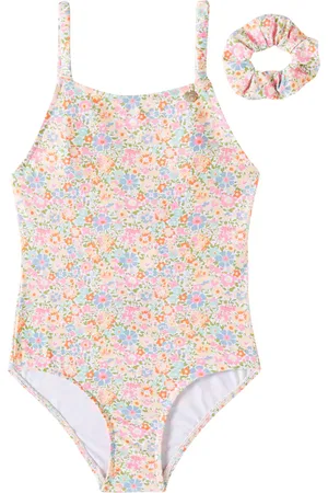 BONPOINT Eyma floral one piece and scrunchy set