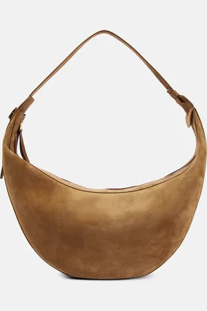 Khaite Augustina suede shoulder bag
