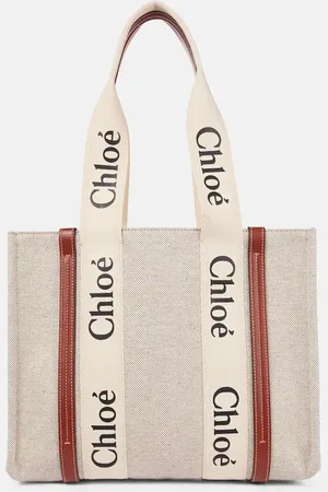 Chloé Woody Medium canvas tote