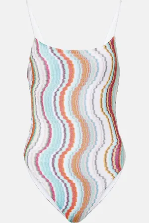 Missoni Wave lame swimsuit