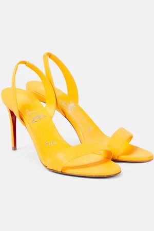 Christian Louboutin O Marylin 100 leather slingback sandals