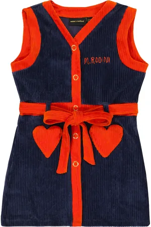 Mini Rodini Corduroy cotton-blend dress