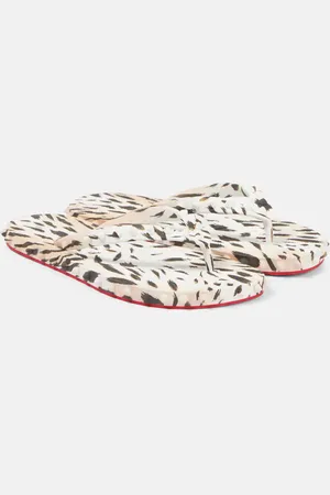 Christian Louboutin Super Loubi printed thong sandals