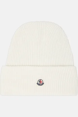 Moncler Logo wool beanie