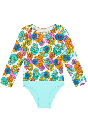 Vilebrequin Marguerites floral rashguard swimsuit