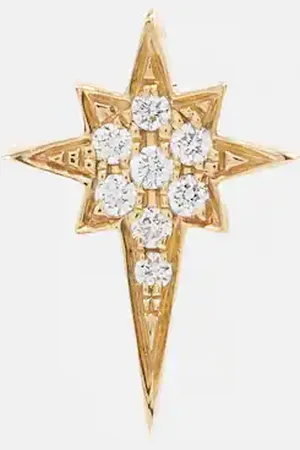 Robinson Pelham North Star Small 14kt single earring with diamonds