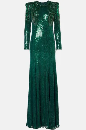 Jenny Packham Paloma embellished sequined gown