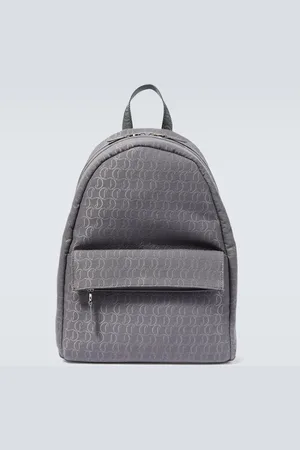 Christian Louboutin Zip N Flap logo jacquard backpack