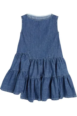 Maison Margiela Ruffled denim dress
