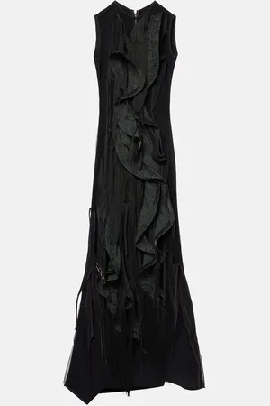 MATICEVSKI Hedone fringed ruffled gown