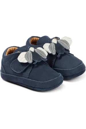 Donsje Baby Niek applique leather booties
