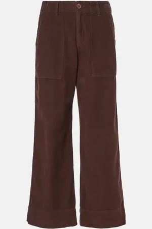 Velvet Vera cropped corduroy wide-leg pants