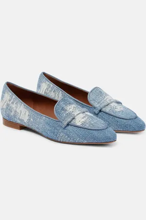 MALONE SOULIERS Bruni denim loafers