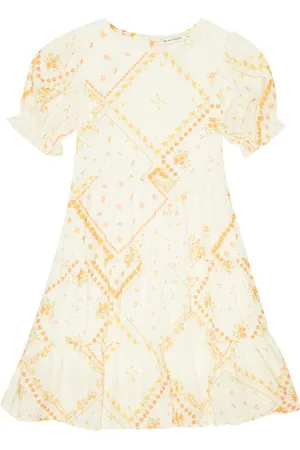 The New Society Idara printed cotton-blend dress