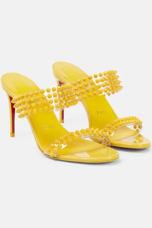 Christian Louboutin Spike Only 85 PVC and leather sandals
