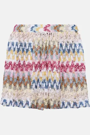 Missoni Knitted lame shorts
