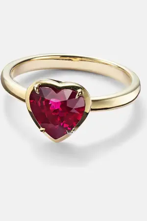 Anita Heart 18kt ring with ruby