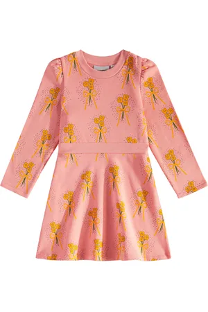 Mini Rodini Winter Flowers cotton dress