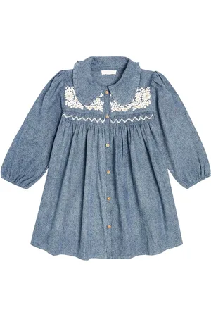 Louise Misha Marlotta embroidered cotton dress