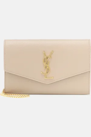 Saint Laurent Uptown leather wallet on chain