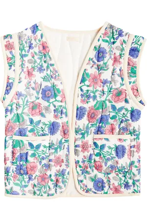 Louise Misha Andres reversible floral cotton vest