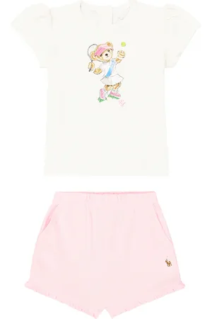 Ralph Lauren Baby set of cotton T-shirt and shorts